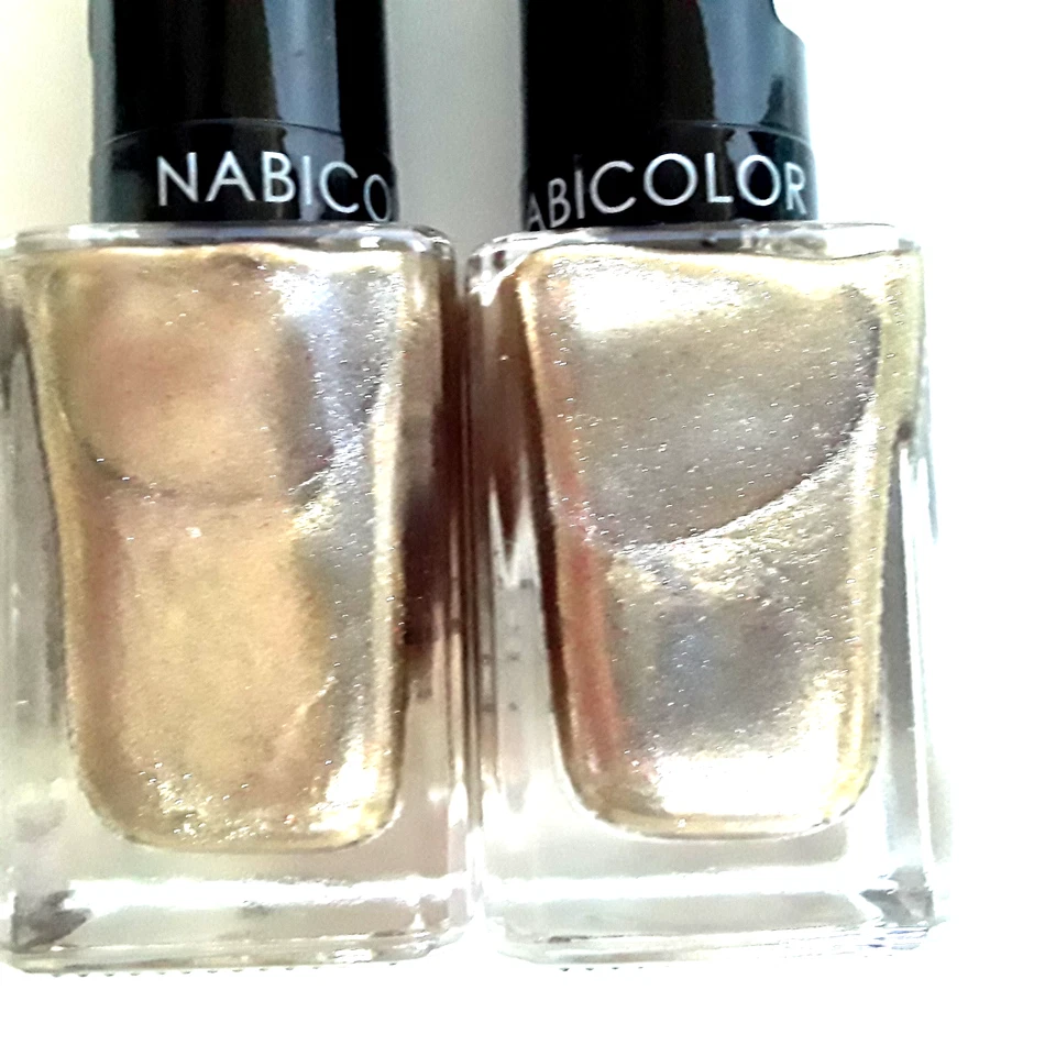 Nabi Nail Color - Oro metálico 146 - Lote de 2 esmaltes de uñas Foto 4 de 4