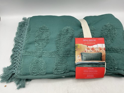 Opalhouse Designed With Jungalow Standard Vintage Chenille Sham Green