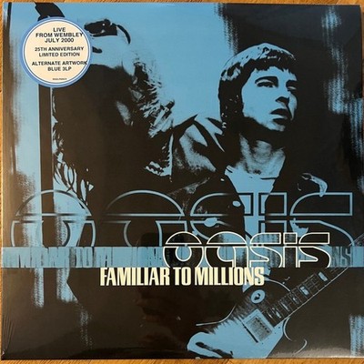 Oasis - Familiar To Millions - 3LP vinyl - light blue / blue marble