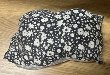 Solly Baby Wrap Carrier 100% Tencel: Moonflower - Charcoal With White Floral