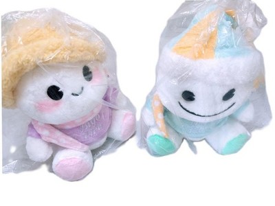 BIGO LIVE GO-chan BI-chan Plush Set of 2 2025 Year Doll Hat