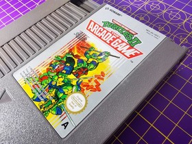 Teeage Mutant Hero Turtles II the Arcade Game NES Nintendo Cartridge Only Pal A