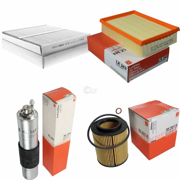 Mahle Kraftstofffilter KL 149 Innenraum LAK 234 Luft LX 343 ÖLfilter OX 154/1D-image