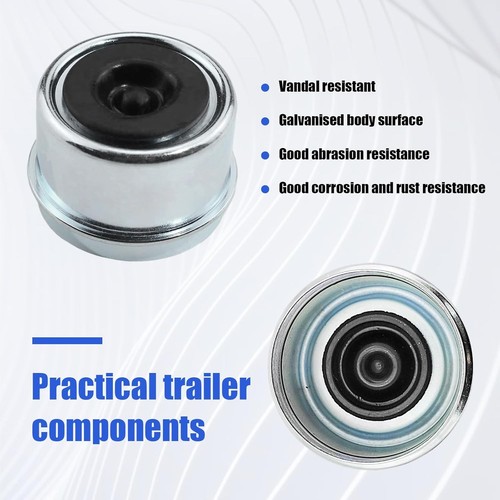 4 PCS Trailer Hub Bearing Dust Caps, 1.98'' Grease Caps with Rubber... - 第 3/6 張圖片