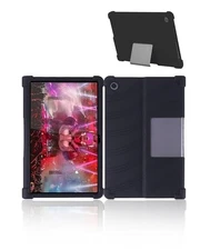 Case for Lenovo Tab Plus 11.5" (2024) - Soft Silicone with Adjustable Kickstand