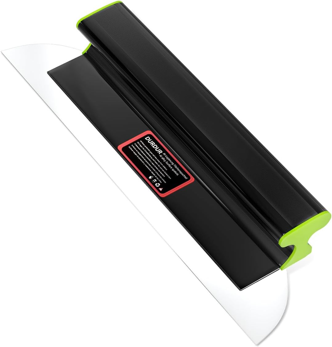 Spatola a Z Professionale per Cartongesso in Alluminio e Acciaio Inox