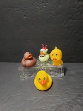 4 RUBBER Bath Toys