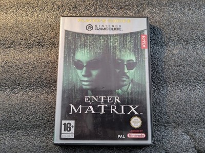 Enter the Matrix (Nintendo GameCube, 2003) PAL - 2 Discs + Handbuch, Hülleschaden