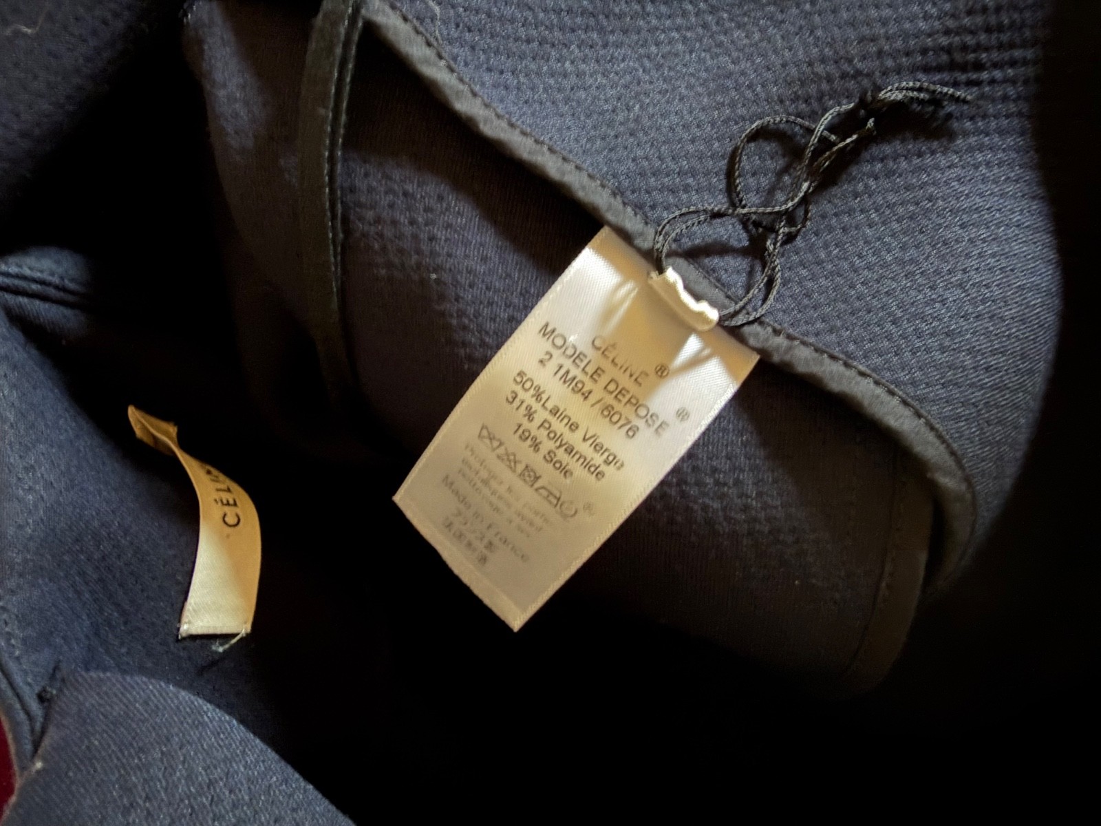 Celine Phoebe Philo navy jumpsuit 36 image 6