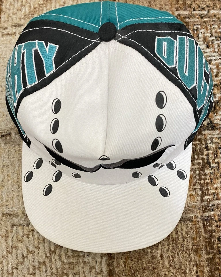 复古迪士尼阿纳海姆 Mighty Ducks 大脸曲棍球棒球帽 NHL 美国 — 第 2/4 张图片