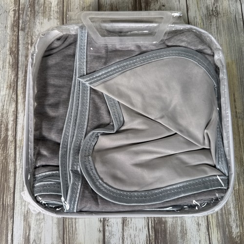 Cooling Blanket Double Sided 50"x60" Gray By Bliss Bedding Breathable - Picture 2 of 6