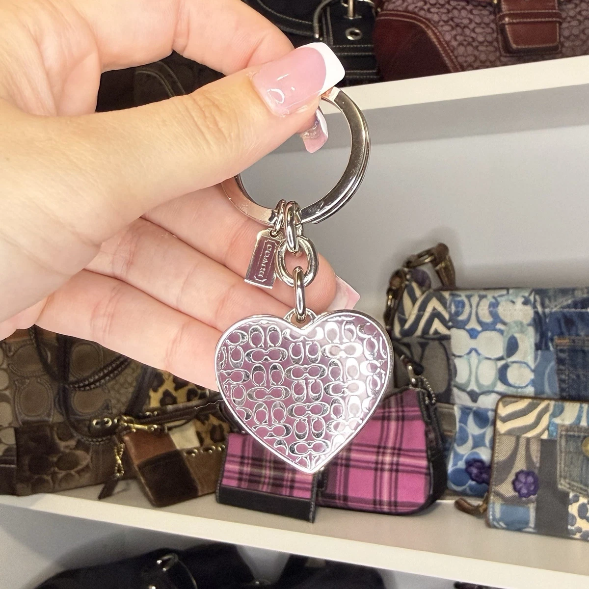 Coach Heart Key Chains, Rings & Finders for Women for sale - eBay