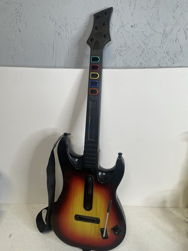 PS 3 Guitar Hero Gitarre Red Octane Wireless Sunburst Model 95451.805 ohne Dongle