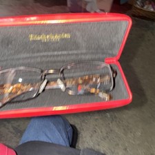 Vintage NOS Elizabeth Arden Eyewear PT 7-2 Gold Metal Eyeglasses Frames 90's