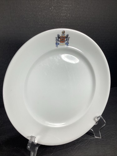 Haviland Limoges France “Lasserre” Family Crest Monogram Plate~8.75” - Picture 2 of 9