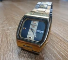Vintage Seiko 5 Automatic Men's Watch | TV Shape Case | Black Dial Day/Date