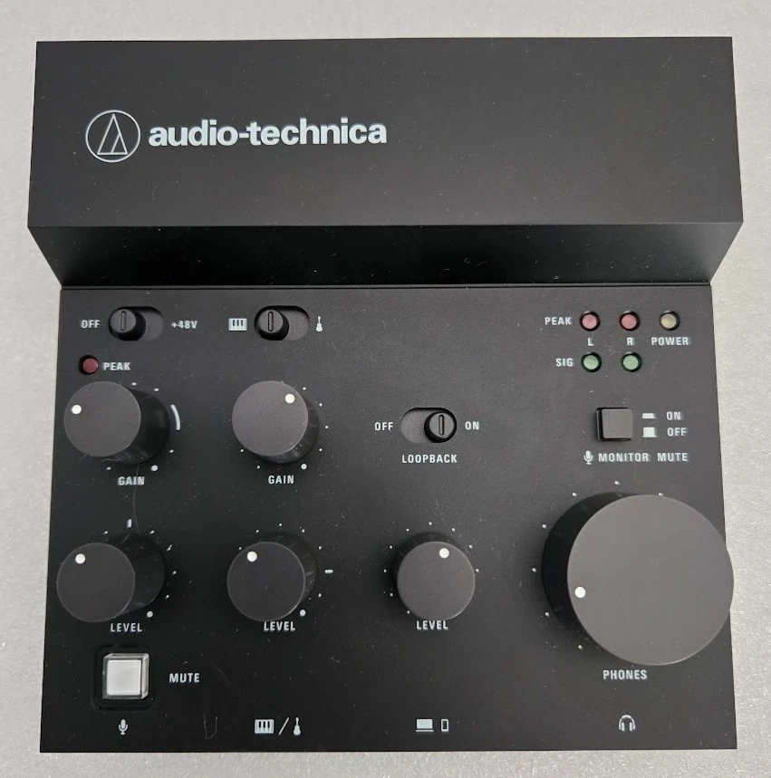Audio-Technica #AT-UMX3 Compact Livestreaming USB Audio Mixer For Desktop Black - Image 2 of 4