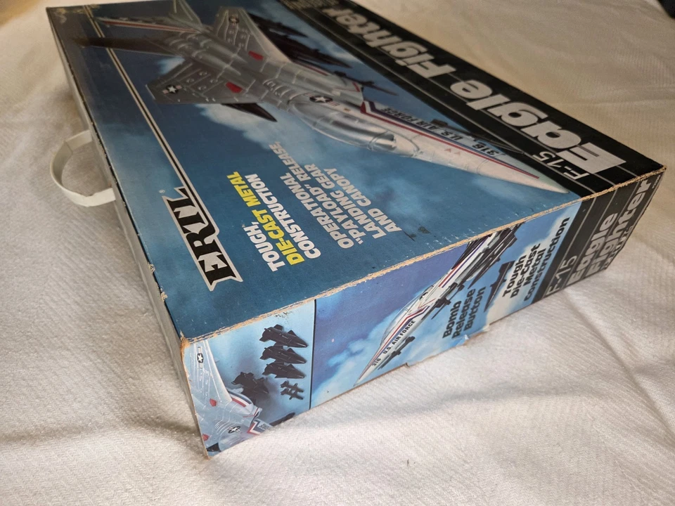 De colección 1986 ERTL F15 Eagle Fighter 20" Die Cast Metal y Plástico 1/18 GI Joe #3390 Foto 2 de 4