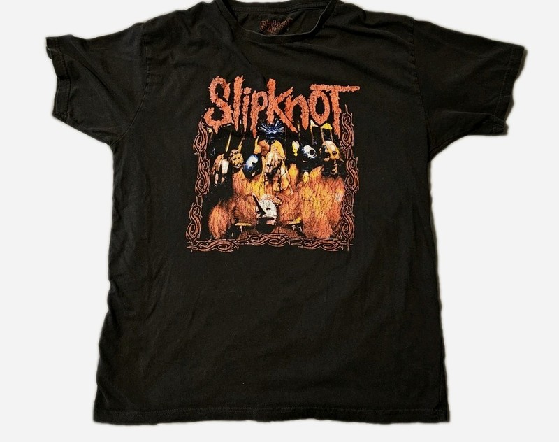 Slipknot T Shirt XL Red Black Early Design Reprint Licensed 2021 