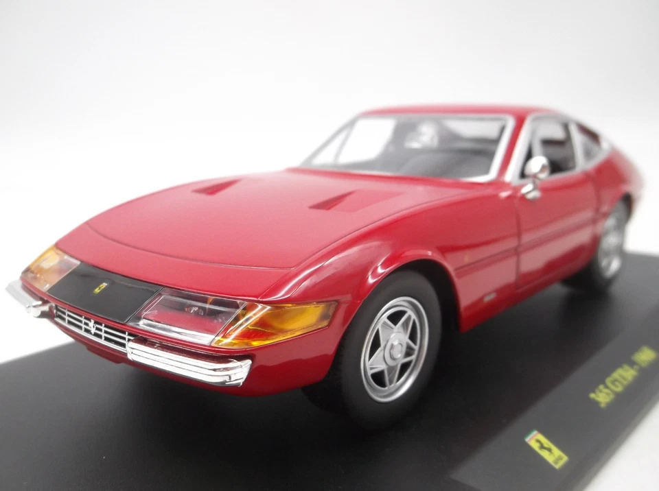 1/24 Ferrari 365 GTB4 Daytona 1968 Rouge Burago/Hachette - Photo 4/4