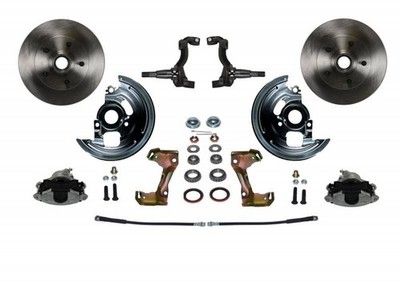 Leed Brake Front Disc Brake Conversion Spindle Mount Kit for 64-74 GM AFX Models