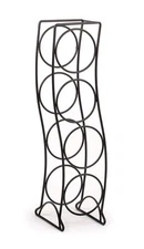 Curve Wine Rack, 4 Bottle Wine Holder, Bar & Countertop Wine Bottle Storage, ...