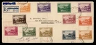 DR WHO 1947 NORFOLK ISLAND FDC REGISTERED TO AUSTRALIA R80316