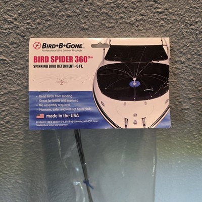 Bird-B-Gone Spider Spinning Bird Deterrent BS600 6 Feet