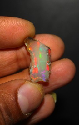 12,30 Ct Opal Rough, Multi Fire Natural Opal Raw Crystal, Schmuckherstellung ...