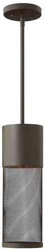 Aria 15 3/4" High Buckeye Bronze LED Outdoor Hanging Light - Picture 1 of 10
