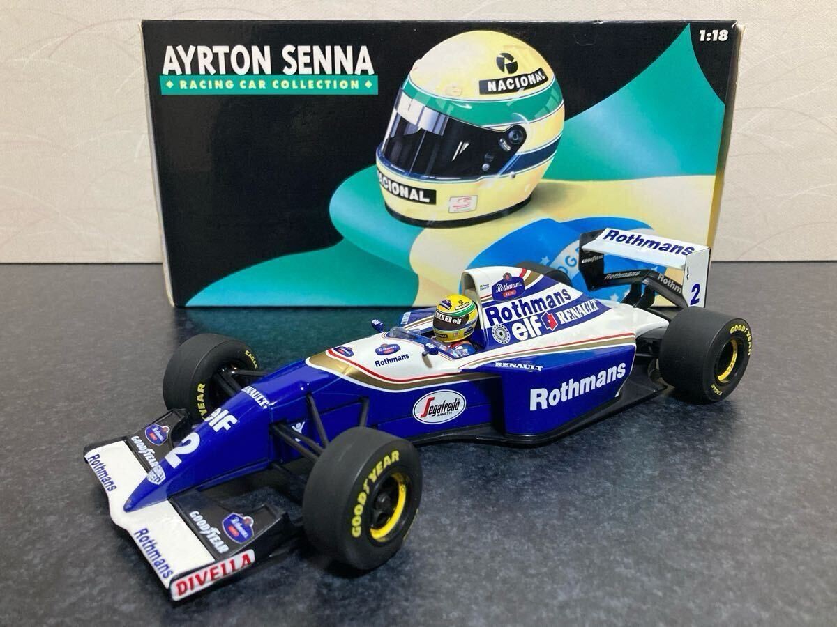 ミニカー WILLIAMS RENAULT FW16 AYRTON SENNA 1994 Minichamps 1/18 Williams FW16 Renault 1994 Rothmans Ayrton