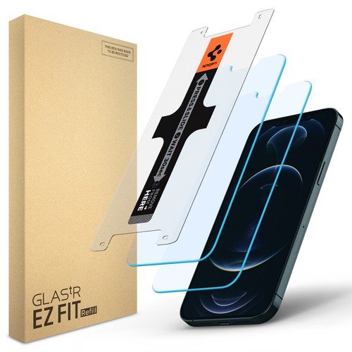 For iPhone 12 Pro Max/ 12 Pro/ 12/12 Mini Screen Protector | Spigen EZFIT Refill - Picture 1 of 17