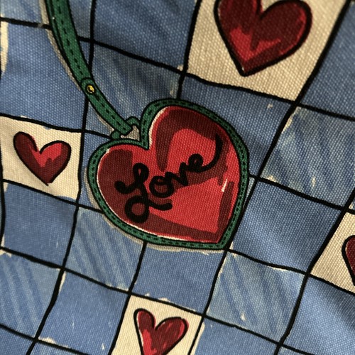 Bolso de Mano Brighton Corazones/Arcos de Lona Nuevo sin Etiquetas - Imagen 7 de 13