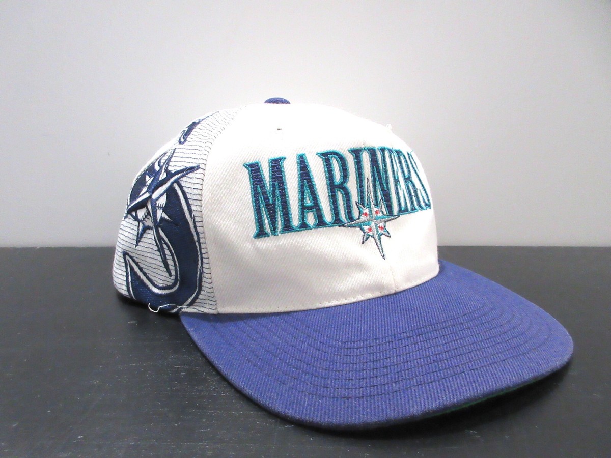VINTAGE Seattle Mariners Hat Cap Snap Back Laser Shadow