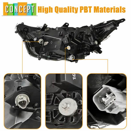 For 2019-2021 Toyota RAV4 LED Chrome LE XLE Headlight Left / Driver Side - Picture 6 of 8