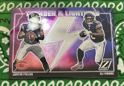 2023 Panini Zenith Thunder & Lightning #5 Fields/Moore Insert Bears