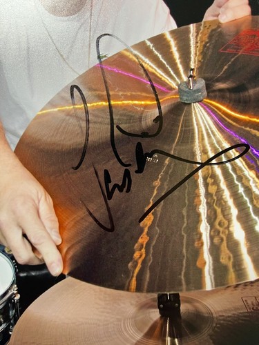 Foto promocional firmada de Ian Paice autógrafo en color brillante púrpura profundo - Imagen 4 de 5