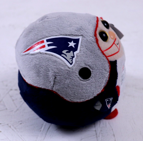 NFL Beanie Babies New England Patriots Plush With Tags Beanie Ballz Football - Picture 4 of 7