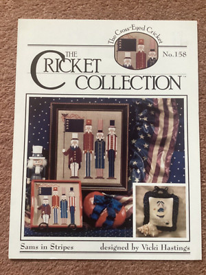 Sams in Stripes No 158 - THE CRICKET COLLECTION Cross Stitch Booklet