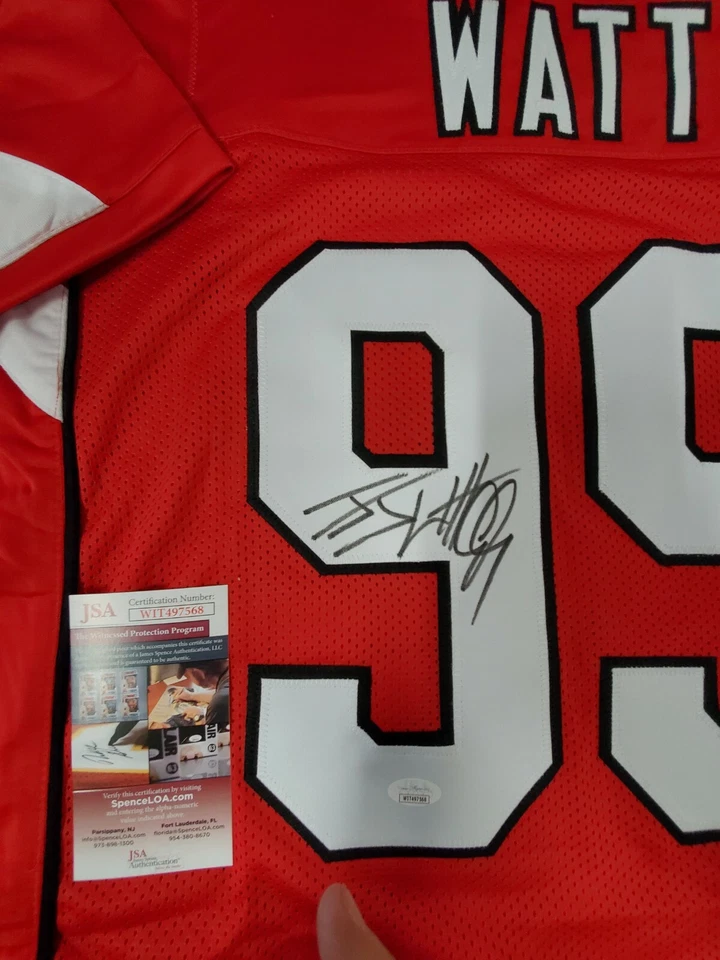 ARIZONA CARDINALS JJ WATT AUTOGRAPHED SIGNED JERSEY JSA  COA    - Image 2 of 3