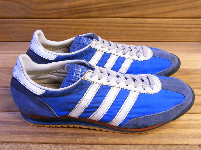 Adidas SL72 Original Color Blue x White Nylon Leather Made in West Germany | eBay