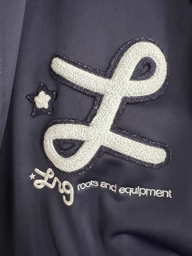 LRG Roots And Equipment Vintage Jacket Windbreaker Embroidered Large L Geometric - Picture 3 of 6