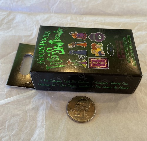 Disney Parks Pin Hocus Pocus Mystery Box SEALED Villain Spelltacular 2 LR Pins - Bild 2 von 5