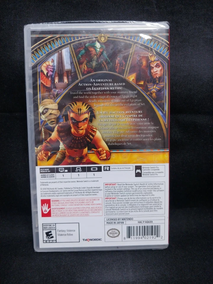 Sphinx and the Curse Mummy (Nintendo Switch) BRAND NEW  - Image 2 of 2