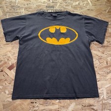 Vintage Batman Logo T-Shirt Mens XL Changes Tag 1985 Single Stitch