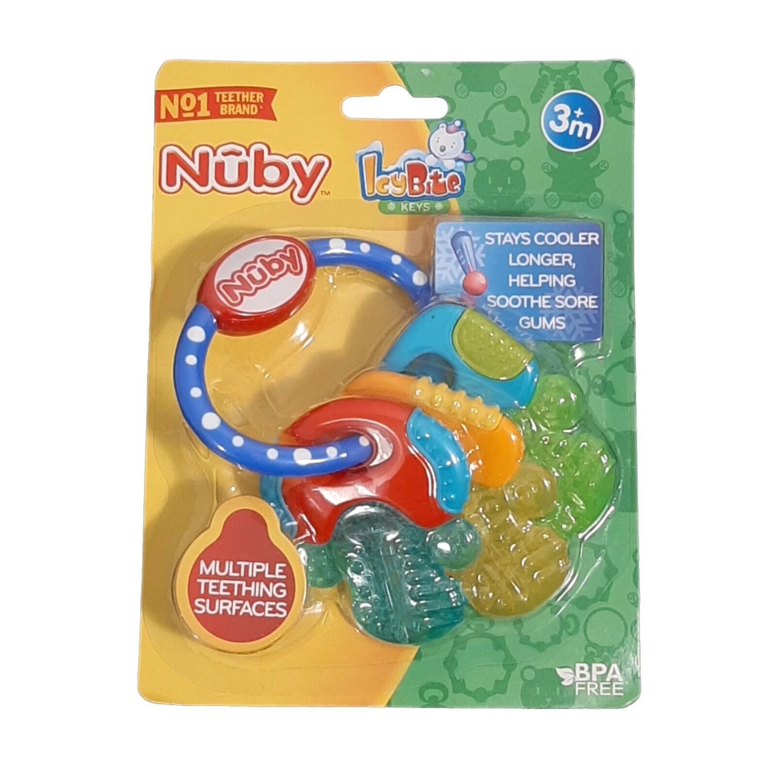 Brinquedo Nûby Multicolor Dentição Mordedores para bebês