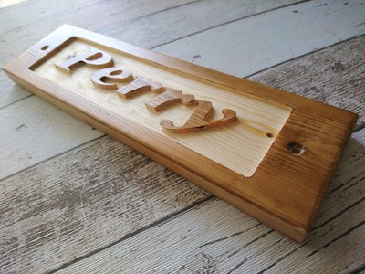 Large Wooden Rustic Horse Stable Name Plaque Sign Plate Pet Sign