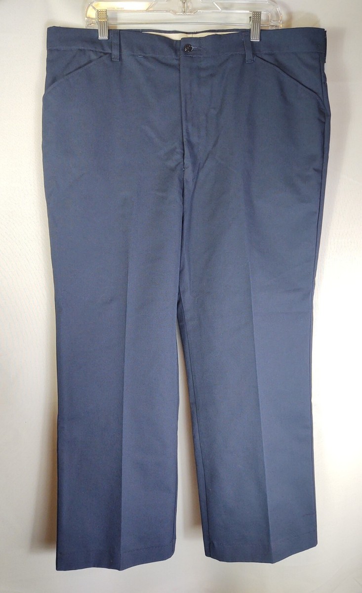 Vintage Red Kap Men's Blue Uniform Work Pants Size 40 | eBay