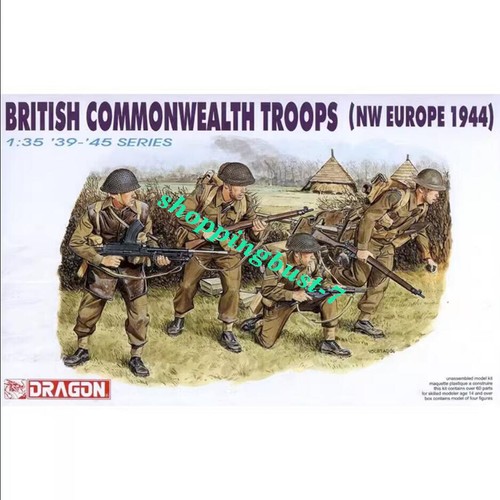 DRAGON 6055 1/35 British Commonwealth Troops (NW Europe 1944) (Plastic model) - Picture 1 of 3