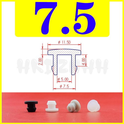 Silicone rubber cover plugs end caps hole caps gasket 2.5mm to 60.6mm 5pcs - Picture 19 of 63